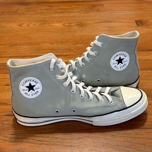 Converse Men's High-Top Sneakers Light Green